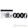 Picture of Silicone Wedding Twin Carbon Ring Set - Bordeaux by ROQ for Men - 4 x 7 mm Ring