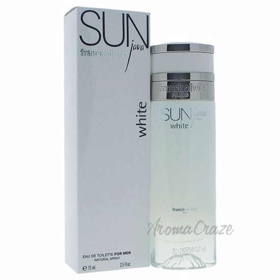 Sun Java White by Franck Olivier for Men - 2.5 oz EDT Spray