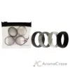 Picture of Silicone Wedding Ring Set - Marble by ROQ for Men - 4 x 15 mm Ring