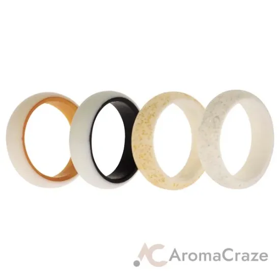 Picture of Silicone Wedding 2Layer Ring Set - Bride by ROQ for Women - 4 x 4 mm Ring