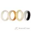 Picture of Silicone Wedding 2Layer Ring Set - Bride by ROQ for Women - 4 x 5 mm Ring