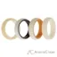 Picture of Silicone Wedding 2Layer Ring Set - Bride by ROQ for Women - 4 x 6 mm Ring