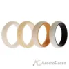 Picture of Silicone Wedding 2Layer Ring Set - Bride by ROQ for Women - 4 x 7 mm Ring