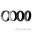 Picture of Silicone Wedding Twin Brushed 6mm Ring Set - Marble by ROQ for Women - 4 x 7 mm Ring