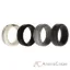 Picture of Silicone Wedding Step Ring Set - Marble by ROQ for Men - 4 x 6 mm Ring