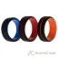 Picture of Silicone Wedding 2Layer Middle Line Ring Set - Black by ROQ for Men - 3 x 10 mm Ring