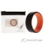 Picture of Silicone Wedding 2Layer Beveled 8mm Ring - Orange-Black by ROQ for Men - 10 mm Ring