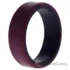 Picture of Silicone Wedding 2Layer Beveled 8mm Ring - Bordeaux by ROQ for Men - 11 mm Ring