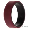 Picture of Silicone Wedding 2Layer Beveled 8mm Ring - Bordeaux by ROQ for Men - 12 mm Ring