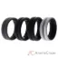 Picture of Silicone Wedding BR Middle Line Ring Set - Marble by ROQ for Men - 4 x 10 mm Ring
