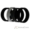 Picture of Silicone Wedding BR Middle Line Ring Set - Marble by ROQ for Men - 4 x 13 mm Ring