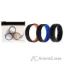 Picture of Silicone Wedding BR Middle Line Ring Set - MultiColor by ROQ for Men - 3 x 12 mm Ring