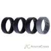 Picture of Silicone Wedding BR 8mm Edge Ring Set - Black-Camo by ROQ for Men - 4 x 8 mm Ring