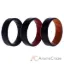 Picture of Silicone Wedding BR 8mm Edge Ring Set - MultiColor by ROQ for Men - 3 x 13 mm Ring