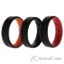 Picture of Silicone Wedding BR 8mm Edge Ring Set - MultiColor by ROQ for Men - 3 x 14 mm Ring