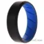 Picture of Silicone Wedding BR 8mm Edge Ring - Light-Blue-Black by ROQ for Men - 12 mm Ring