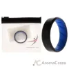 Picture of Silicone Wedding BR 8mm Edge Ring - Light-Blue-Black by ROQ for Men - 13 mm Ring