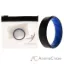 Picture of Silicone Wedding BR 8mm Edge Ring - Light-Blue-Black by ROQ for Men - 13 mm Ring