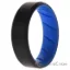 Picture of Silicone Wedding BR 8mm Edge Ring - Light-Blue-Black by ROQ for Men - 14 mm Ring