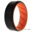 Picture of Silicone Wedding BR 8mm Edge Ring - Orange-Black by ROQ for Men - 7 mm Ring