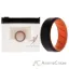 Picture of Silicone Wedding BR 8mm Edge Ring - Orange-Black by ROQ for Men - 8 mm Ring