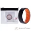 Picture of Silicone Wedding BR 8mm Edge Ring - Orange-Black by ROQ for Men - 10 mm Ring