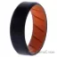 Picture of Silicone Wedding BR 8mm Edge Ring - Orange-Black by ROQ for Men - 11 mm Ring