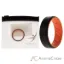 Picture of Silicone Wedding BR 8mm Edge Ring - Orange-Black by ROQ for Men - 14 mm Ring