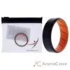 Picture of Silicone Wedding BR 8mm Edge Ring - Orange-Black by ROQ for Men - 15 mm Ring