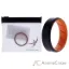 Picture of Silicone Wedding BR 8mm Edge Ring - Orange-Black by ROQ for Men - 15 mm Ring