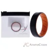 Picture of Silicone Wedding BR 8mm Edge Ring - Orange-Black by ROQ for Men - 16 mm Ring