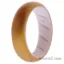 Picture of Silicone Wedding BR Solid Ring - White-Gold by ROQ for Women - 4 mm Ring