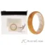 Picture of Silicone Wedding BR Solid Ring - White-Gold by ROQ for Women - 6 mm Ring