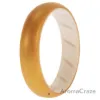 Picture of Silicone Wedding BR Solid Ring - White-Gold by ROQ for Women - 9 mm Ring