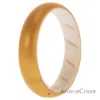 Picture of Silicone Wedding BR Solid Ring - White-Gold by ROQ for Women - 11 mm Ring