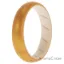 Picture of Silicone Wedding BR Solid Ring - White-Gold by ROQ for Women - 11 mm Ring