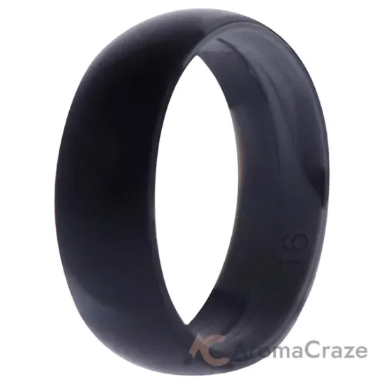 Picture of Silicone Wedding Ring - Black-Camo by ROQ for Men - 16 mm Ring