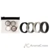 Picture of Silicone Wedding BR 8mm Edge Ring Set - Basic-Marble by ROQ for Men - 4 x 9 mm Ring