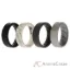 Picture of Silicone Wedding BR 8mm Edge Ring Set - Basic-Marble by ROQ for Men - 4 x 10 mm Ring