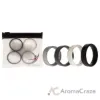 Picture of Silicone Wedding BR 8mm Edge Ring Set - Basic-Marble by ROQ for Men - 4 x 15 mm Ring