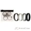 Picture of Silicone Wedding BR 8mm Edge Ring Set - Basic-Marble by ROQ for Men - 4 x 16 mm Ring