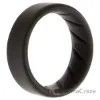 Picture of Silicone Wedding BR 8mm Edge Ring - Basic-Grey by ROQ for Men - 8 mm Ring