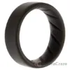 Picture of Silicone Wedding BR 8mm Edge Ring - Basic-Grey by ROQ for Men - 8 mm Ring