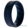 Picture of Silicone Wedding BR 8mm Edge Ring - Basic-Blue by ROQ for Men - 9 mm Ring