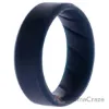 Picture of Silicone Wedding BR 8mm Edge Ring - Basic-Blue by ROQ for Men - 10 mm Ring