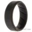 Picture of Silicone Wedding BR Step Ring Set - Basic-Grey by ROQ for Men - 8 mm Ring