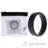 Picture of Silicone Wedding BR Step Ring Set - Basic-Grey by ROQ for Men - 12 mm Ring