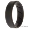 Picture of Silicone Wedding BR Step Ring Set - Basic-Grey by ROQ for Men - 13 mm Ring