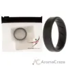 Picture of Silicone Wedding BR Step Ring Set - Basic-Grey by ROQ for Men - 14 mm Ring