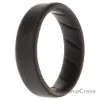 Picture of Silicone Wedding BR Step Ring Set - Basic-Grey by ROQ for Men - 15 mm Ring